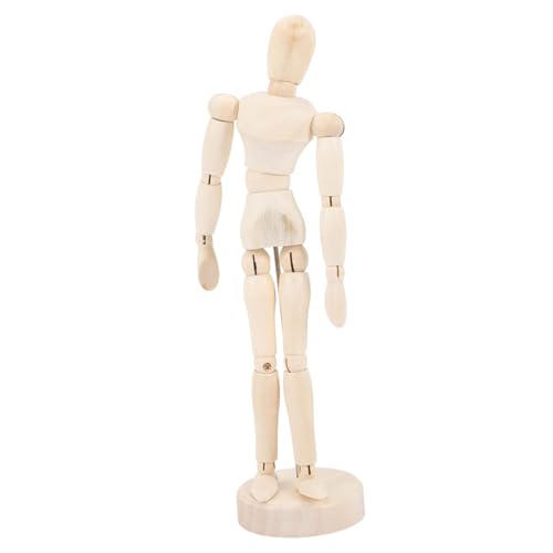 MOKKHNB Holz Zeichenpuppe Modell Bewegliches Holzpuppen-Modell Für...