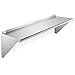 GRIDMANN NSF Stainless Steel 12" x 48" Kitchen Wall Mount Shelf Commercial Restaurant Bar w/ Backsplash