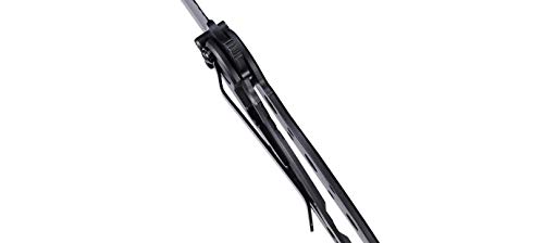 CRKT M21-10KSF EDC Folding Pocket Knife: Special Forces Everyday Carry, Black Serrated Edge Blade, Frame Lock, Dual Hilt, Stainless Steel Handle, Reversible Pocket Clip