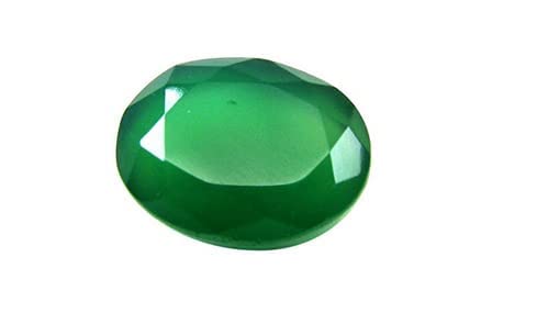 Pierre d'onyx vert Ratti de 5,25 à 6,25 carats substitut émeraude gemme en vrac