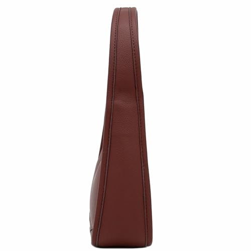 Small Curved Shoulder Bag Minimalist Underarm Crescent Hobo Handbag3