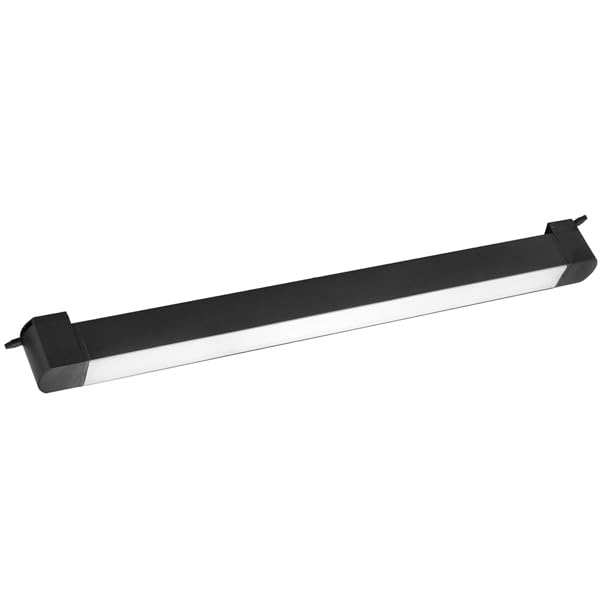 VoltShine Foco LED Monofásico 24W, Color 3000K, Diseño Lineal Negro - Ideal para Iluminación Comercial y Decorativa.