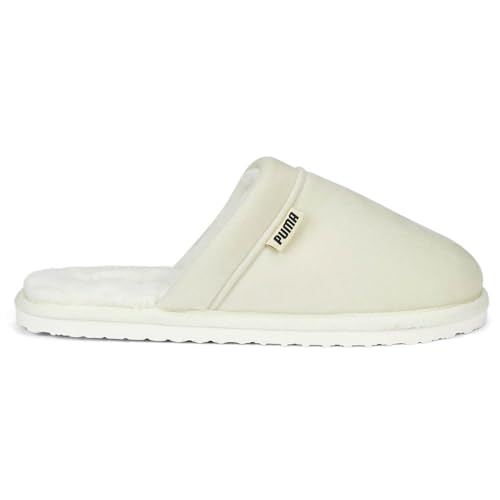 PUMA Womens Fluff Bx Slip On Casual Slippers Casual - Off White - Size 7 M