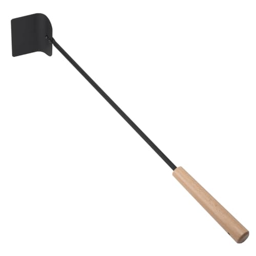 Onlyfire 21 Inch BBQ Charcoal Rake Heavy Duty Heat-Resistant Wood Handle Fire Pit Grill Ash Removal Rake Charcoal Ash Removal Tool for BBQ Smokers Pizza Oven & Kamado Grills