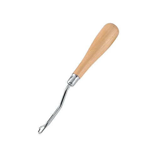 Crochet Needle Latch Hook With Wooden Handle Craft/Hair Extension Hook6.22"Long #TOP7