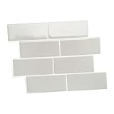 Wmqbjta 壁ステッカー 簡単DIY更新 タイルデコレーション PU材質 表面防水 お手入れしやすい 多目的利用 レンタル住宅にも適用, Style I