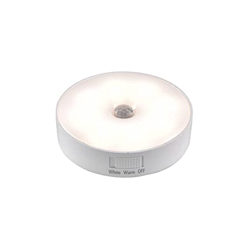 Motion sensor lamp, closet light, wall lamp, can be used everywhere without tools, battery powered lamp, LED night light, ideal for stairs, corridors, bathrooms, bedrooms, kitchens, cabinets (4-pack)