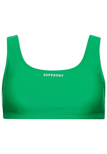 Superdry Womens 30-Swimwear Bikini, Bright Green, Large