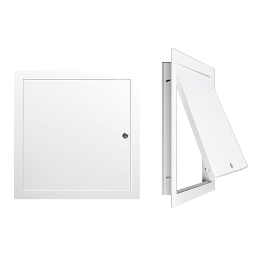 Panneau d'accès métallique de finition supérieure en alu 25 x 25 cm