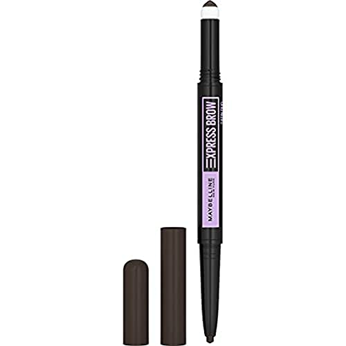 Maybelline New-York - Lápiz de cejas - Express Brow Satin Duo Lápiz y Polvo - Tono: Negro Marrón (05)