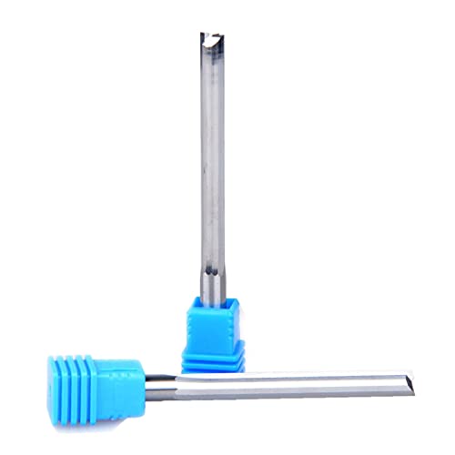 BERWENNY 2pc 6/52MM Carbide 2 Double Flutes Slot Router Bit CNC Carving Engraving Tools Milling Cutter