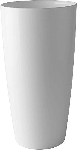 Artevasi Maceta, Blanco, 33x33x65 cm, Santorini 65 cm