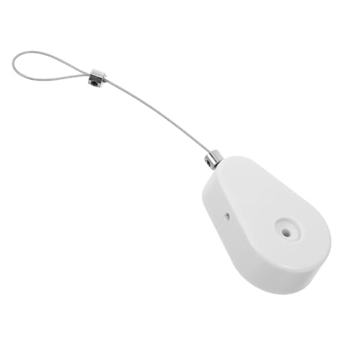 Veemoon Enrouleur Câble Rétractable Antivol Automatique Acier Blanc Verrouillage Sécurisé Pour Bureau Et Maison