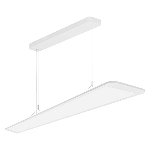 Dalle LED encastrable Ledvance Panel DALI 1200 UGR19 en aluminium blanc