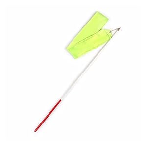 6m Ritmische Gymnastiek Ballet Streamers Gym Dance Ribbon Stick Art (Color : Green, Size : 6m)