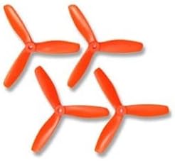 قطعة غيار لمراوح Swellpro Swift RC Tuster Blade 5045 - مجموعة واحدة ملونة 4 قطع باللون الأسود