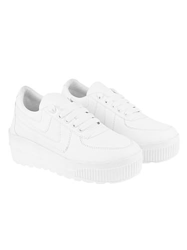 Shoetopia Girls Sneaker-Loin White Sneaker - 7 UK (Girls-Sneaker-Loin-White) (B0CRP53DJR) Amazon Price History, Amazon Price Tracker