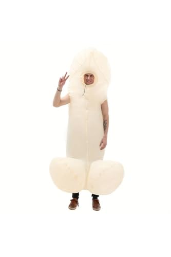 Costume de pénis gonflable adulte pour surprendre vos amis en soirée