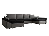 Freistehendes Ecksofa (Rücken echt bezogen)