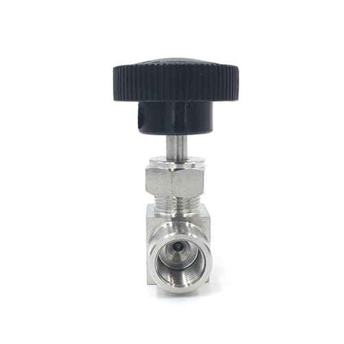 Vanne à pointeau SS304 robuste pour régulation fluide et étanche 1/2 - 3