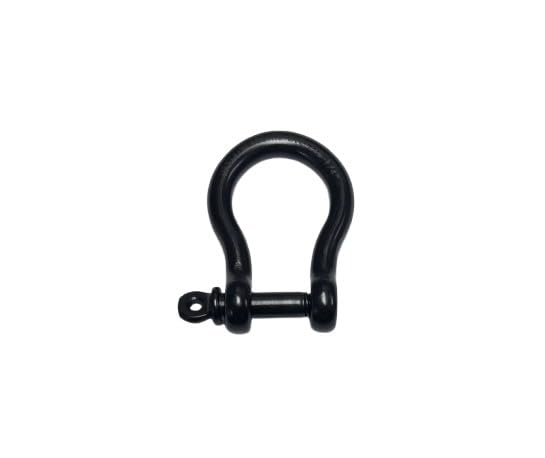 Manille 316 noir forgé 6 mm anti corrosion pour fixation de voile