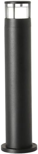 Lampe de colonne extérieure LED 59cm en aluminium étanche IP54 pour pilier de jardin