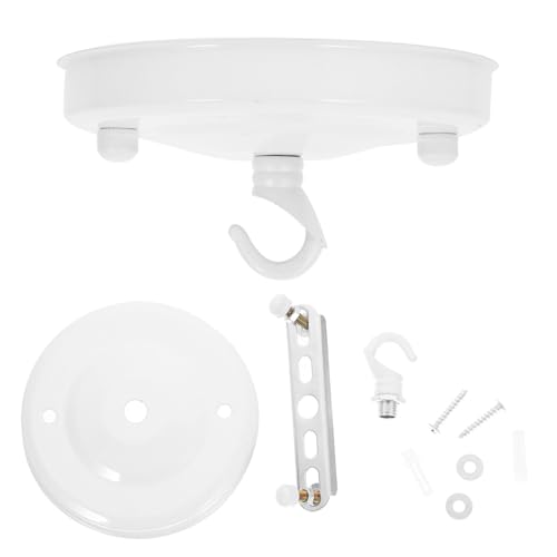 HOMSFOU 2pezzi Accessori Lampadario Sospensione in Ferro Battuto Piastra Copertura Del Soffitto Rosone Per Lampadario Kit Rosone Base Montaggio Per Lampade