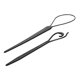 iplusmile 2 Stück Teiliges Haarflecht Schwarz Einfaches DIY Styling Tool für Zöpfe Pferdeschwanz...