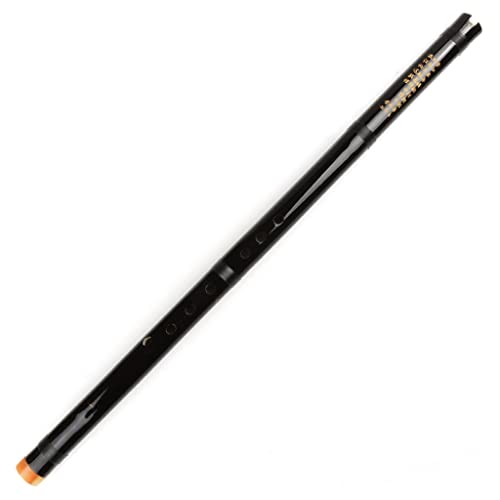 Flûte verticale chinoise Xiao en G : art fait main et finitions noires