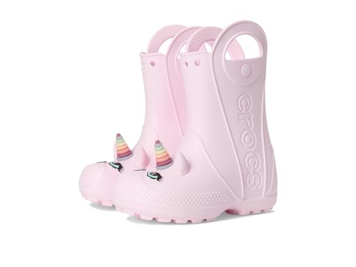 Image of Crocs Kids' Handle It Rain Boots | Waterproof Slip On Shoes | Kids' Rain Boots