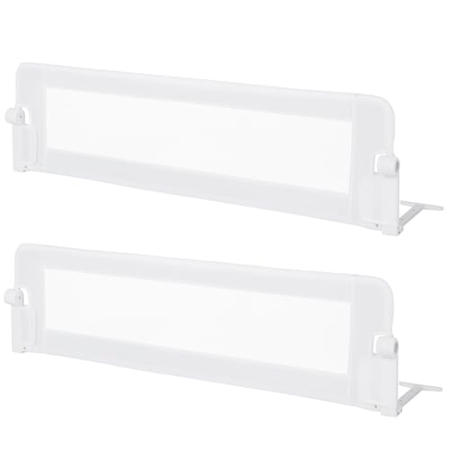 BABY JOY Double Sided Bed Rail Guard, 2 Pack, Extra