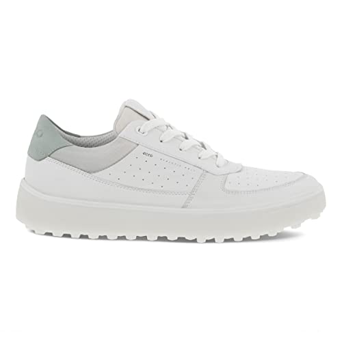 Ecco Women's Tray Hydromax Waterproof Golf Shoe, White/White/Ice Flower/Delicacy, 8-8.5 #TOP4