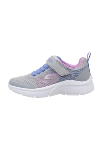 Baskets sucrées Skechers Microspec Plus Swirl semelle amortissante grise