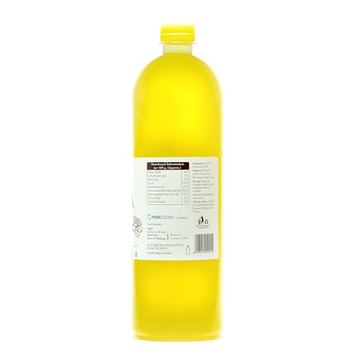 Image of Saptham 100% Wood PressedCold Pressed Groundnut Oil |Mungphali Oil |100% Naturtal |Farm extracted| Kaachi Ghani | No GMO (New-SapthamGN 1L)