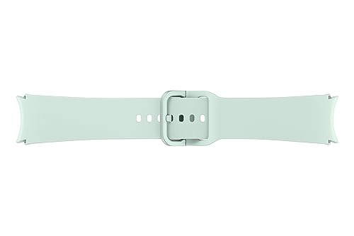 Image of SAMSUNG Galaxy Watch 6, 5, 4 Series Sport Band with T-Buckle Closure for Active Men and Women, FKM Smartwatch Replacement Strap, One Click Attachment, Medium /Large, ET-SFR94LMEGUJ, Mint