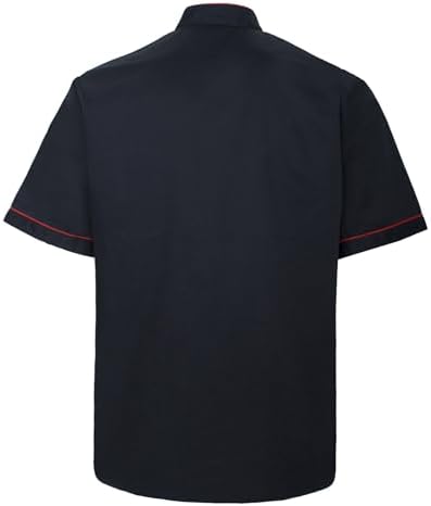 TOPTIE Unisex Short Sleeve Chef Coat Jacket