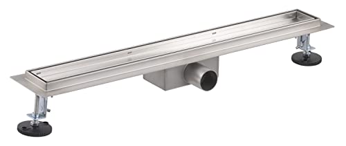 Canaleta de ducha lineal de 60 cm reversible para plato de obra 3