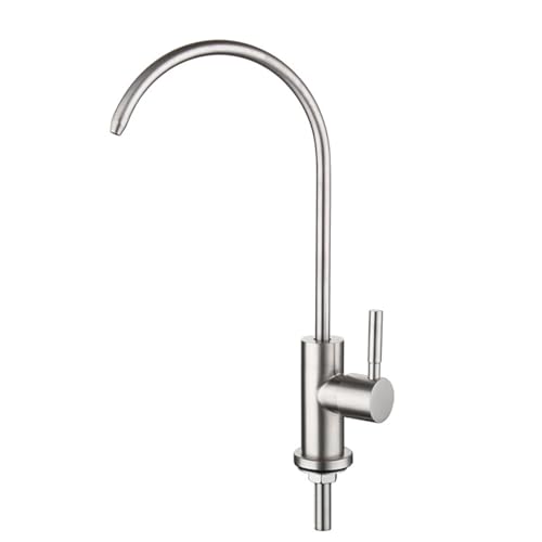 Robinet de cuisine avec filtre à eau potable col de cygne