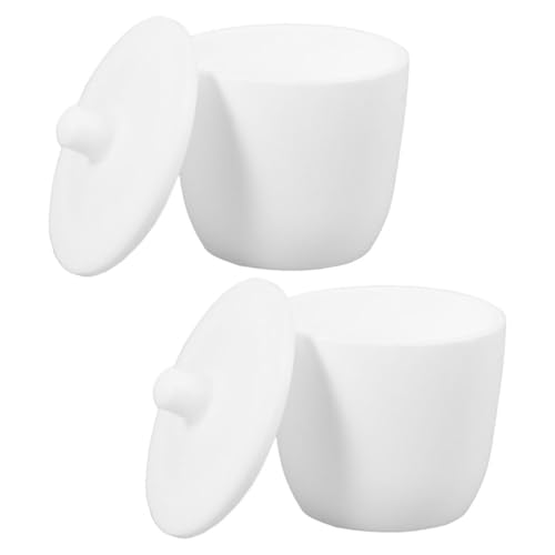 CIYODO PTFE Crucible Lid 30ml Lab Crucible for Small Sample Experiments Jewelry Making