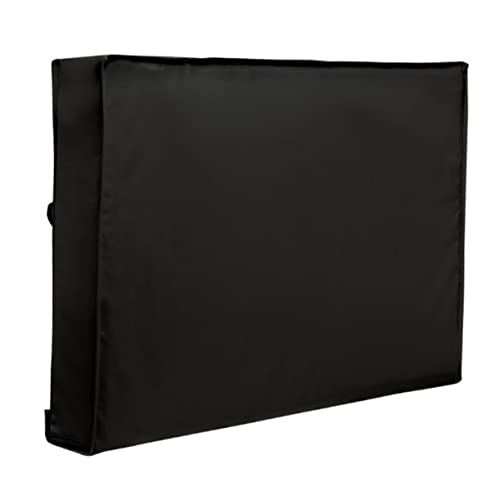 Housse téléviseur extérieure imperméable anti-poussière protection renforcée noire