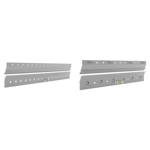 Image of OOK 533212 and 533208 French Cleat Mirror, Picture and Canvas Hangers with Hardware, Aluminum (13 Piece and 5 Piece)