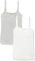 Amazon Essentials Women's Maternity Nursing Friendly Camisole 2-Pack Light Grey Heather, Large