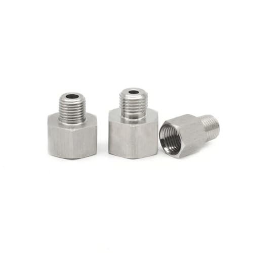Conector de acero inoxidable 304 duradero de hembra a macho 1/2 x 3/8 6