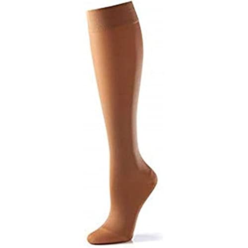 Image of Scholl Softgrip Ultima Class 2 Below The Knee Closed Toe Stockings, Small, Black