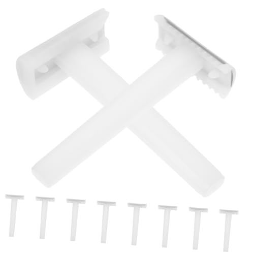 Healeved 10 Pcs Double Blade Hair Removal Shavers Disposable Razors for Women Men Body Hair Trimmer