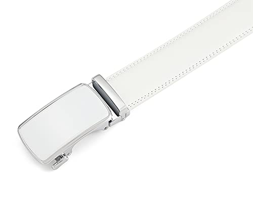 Image of Lingli Men's Belt,Ratchet Dress Belt with Automatic Buckle Brown /Black-Trim to Fit-35mm wide