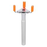 CLISPEED Detektor Installationswerkzeug aus Aluminiumlegierung mit 25cm Verlängerung Klauenkopf Demontagewerkzeug für Leiterlose Montage von Rauchmeldern Sicheres Wartungsgerät