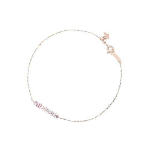 [サマンサティアラ] フラワーモチーフバンド ブレスレット SILVER PGメッキ 18cm