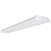 AntLux 4ft LED Garage Shop Lights, LED Wraparound Light Fixture 50W, 5500 Lumens, 4000K Neutral White, 4 Foot Integrated Low Profile Linear Flushmount Ceiling Lighting, 128W Fluorescent Replacement
