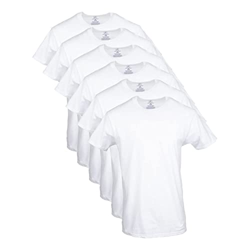 George Men's Crew T-Shirts, 6-Pack